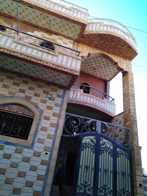 تشطيب واجهات حجر فرعوني 