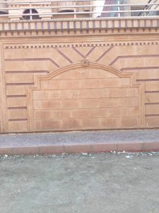 تصميم أسوار فلل حجر